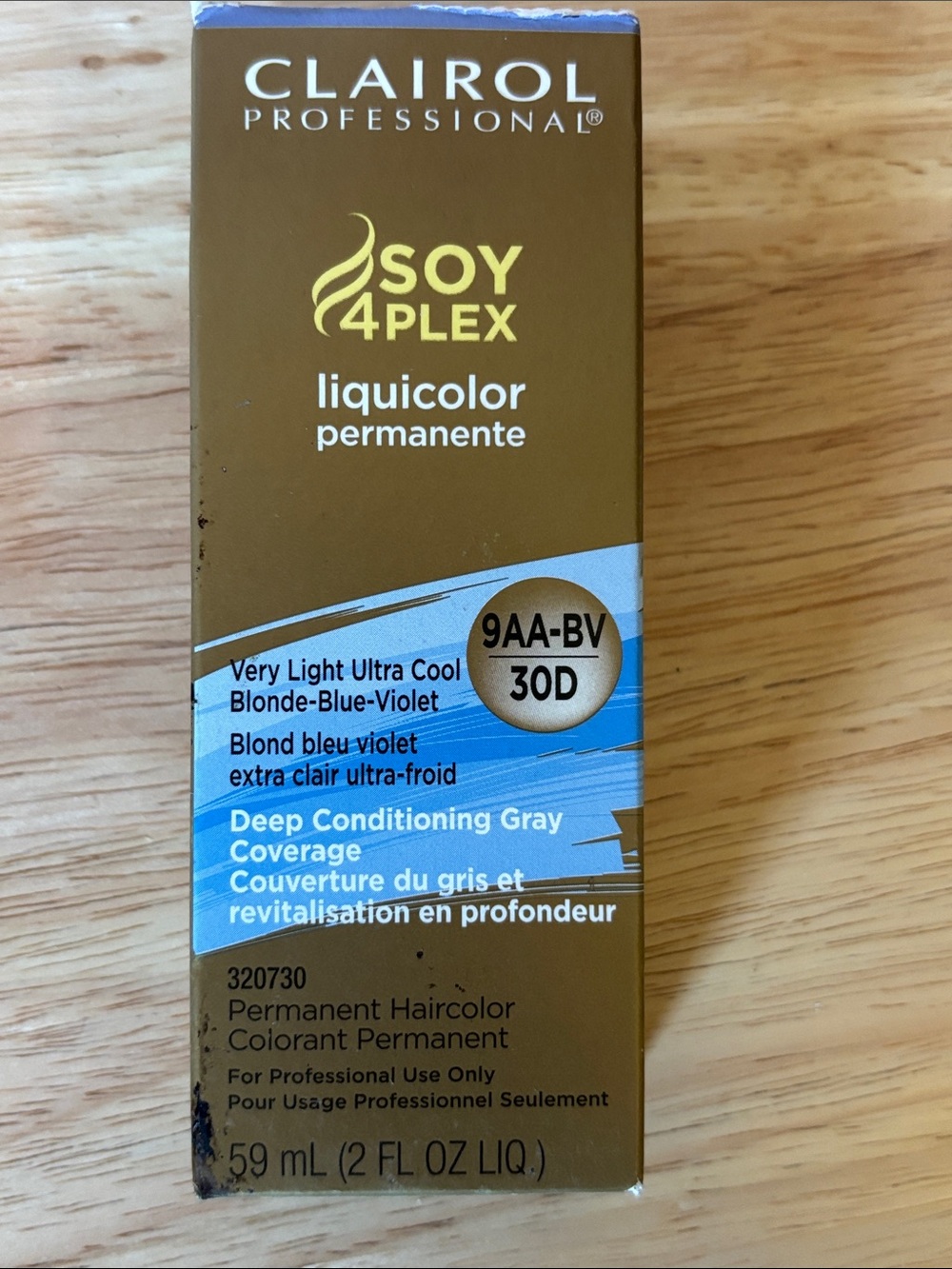 Clairol Professional Hair Dye 9AA, NIB
